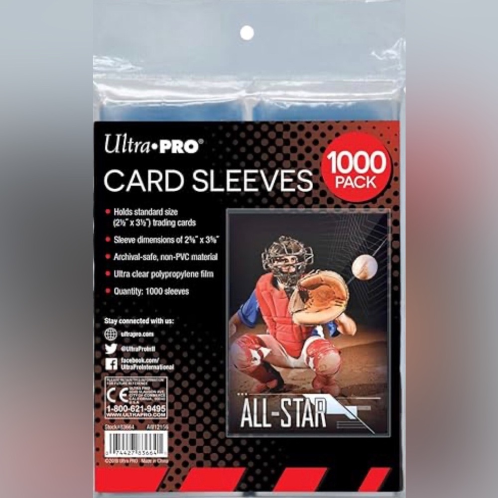 Ultra Pro Card Sleeves 1000 Pack NIP